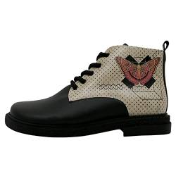 DOGO Schuhe Vegane Damen Victoria Boots - Minima Butterfly 37 von DOGO