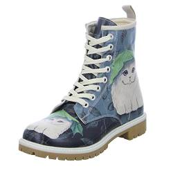 DOGO Vegane Damen Boots Stiefeletten - Rain Drops May Heal Your Soul 41 von DOGO