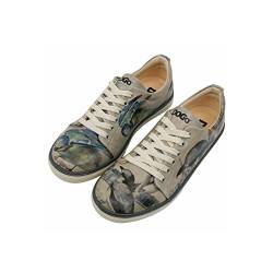 DOGO Vegane Damen Sneaker - Birds of The Castle 36 von DOGO