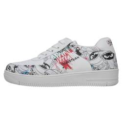 Dice WB Sneakers - Marvin The Martian Stencil - Vegane Atmungsaktive Bunte Damen Sneaker 39 von DOGO