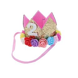 2. Stirnband Krone 2. Geburtstagsjungenkrone 2. Geburtstagskrone Baby Geburtstag Tiara Hut Kleinkind Geburtstag Krone Babygeburtstagskrone Geburtstagsgeschenk Mädchen Kleiner Junge von DOITOOL