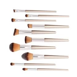 DOITOOL 10-Teiliges Set Geschenke für Freundinnen Ohrpiercing-Kit Haarfolien zum Strähnchen Damenanzüge lidschatten Kosmetikpinsel kurzes Haar Make-up-Pinsel-Sets einstellen von DOITOOL