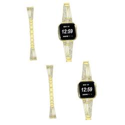 DOITOOL 2 Stk Armband Smartwatch- Bands Metallbänder Bänder für Frauen Ersatzbänder uhrenarmbänder intelligent Gurt Anschauen diese von DOITOOL