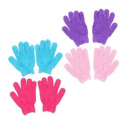 DOITOOL 24 Stk Bade-Peeling-Handschuhe Fäustlinge für Männer Körperseife für Männer Handtücher Handtuch Duschhandschuhe mit fünf Fingern Entferner abgestorbener Hautzellen gefrostet Mann von DOITOOL