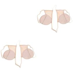 DOITOOL 2St Wiederverwendbare Achselschweißpads Schweißpads für Frauen Wattepads schweißfänger underarm sweat pad Schweißpads aus Stoff Schweißkissen Einfügung Fräulein Baumwolle von DOITOOL