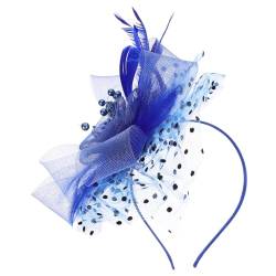 DOITOOL 3St Tee-Party Fascinator Haarspangen Stirnband Brautkleider für die Braut Federkopfschmuck Party-Kopfschmuck Europäisch und amerikanisch Kopfbedeckung Schal Hut von DOITOOL