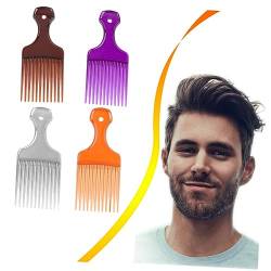DOITOOL 4 Stück Haarhalter Für Männer Kamm Werkzeuge Für Männer Afrikanische Haarbürste Professionelles Styling-tool Friseurzubehör Haarbürste Für Männer Mann Modellieren von DOITOOL