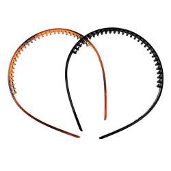 DOITOOL Haarmanschette 2St Haarband gezahntes Stirnband Haarbänder für Mädchen Damen haarschmuck Haar Klammern Frauenhaare Haarreifen Welle Kamm Knall-Clip Kopfbedeckung Mann Haarnadel von DOITOOL