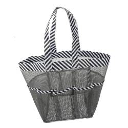 DOITOOL Mesh-Waschtasche tragbare Duschkörbe Campingdusche Kosmetiktasche Make-up-Taschen Handtaschen Kulturbehälter für die Reise Dusche tragbar Hohe Kapazität Wagen Mann von DOITOOL