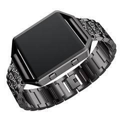 DOITOOL ersatzband ansehen Bands Frauen schwarzes Armband Ersatz-Uhrenarmbänder Smartwatch perfect fit einhandzwinge Damenuhren schultergurt Uhrenarmband Metall Anschauen Anhänger Fräulein von DOITOOL