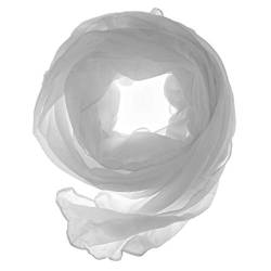 WILD CAT Damen Schal Halstuch Tuch aus kratzfreiem Mikrotouch für Frühling Sommer Ganzjährig (Weiß) von DOLCE ABBRACCIO by RiemTEX