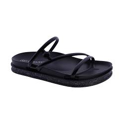 DON ALGODON Atenas Flip-Flops Sandalen für Damen, Schwarz, 37 EU von DON ALGODON