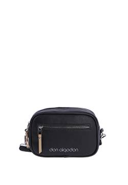 DON ALGODON Damen Gabriela Crossbody Bag Handtasche umhängetasche, Schwarz von DON ALGODON