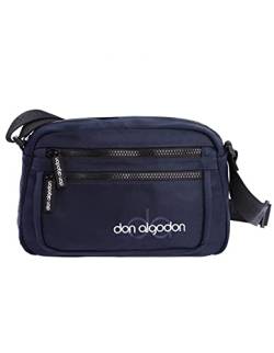 DON ALGODON Damen Zeno Shoulder Bag Damen Umh ngetaschen, Marineblau, 25 x 9 17 cm EU von DON ALGODON