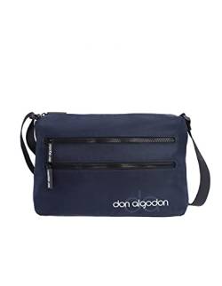 DON ALGODON Damen Zita Damen Handtasche, Marineblau, 30 x 9.5 19 cm EU von DON ALGODON