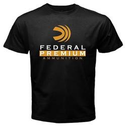 Federal Ammunition Guns Firearms Logo Men's Black T-Shirt Size S-2XL Black M von DONGFEI