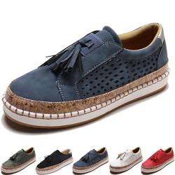 DPKSML Dotmalls-Schuhe, Dotmall-Schuhe, ultrabequeme, atmungsaktive Dotmalls-Sneaker, Bequeme orthopädische Libiyi-Sneaker für Damen (38,Blue) von DPKSML