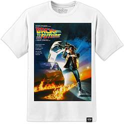 DPX-1 Zurück in die Zukunft Filmposter T-Shirt (S-3XL) Marty McFly Retro Klassiker Vintage - Weiß, XX-Large von DPX-1