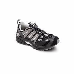 DR. COMFORT Performance-X Men's Therapeutic Diabetic Double Depth Shoe: Black 8.0 Wide (W/4E) Elastic & Standard Laces von DR. COMFORT