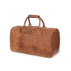 DRAKENSBERG Weekender 'John' - Elegante Leder Reisetasche für Damen und Herren, handgepäcktauglich, 40L - Zimt-Braun, DR00400 von DRAKENSBERG