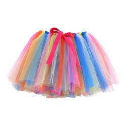 DRALOFAO Tütü Mädchen Set Pailletten Tutu Blauer Schwarz Ballettkleidung Kinder Lichter Deko Tüllrock Tütü Minirock Pink Tüll Beauty Tütü Kinder Glitzer Tüll Prinzessin Set von DRALOFAO