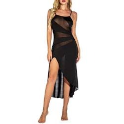 Sexy Kleid Damen Erotisch, Latex Unterwäsche Damen Desouses Set Sex Kleidung Latex Body Sexy Dessous Damen Für Sex, Mollig Leder & Latex Swingerclub Outfit Leder Dessous Frauen von DRALOFAO