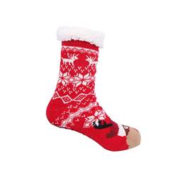 Warme Socken Damen Happy Witzige Kuschelsocken Motiv Weihnachtsmotive Funny Personalisiert Socken Lustig Bunt Christmas Weihnachtsoutfit Weihnachtssocken Thermosocken, Damen Socken von DRALOFAO