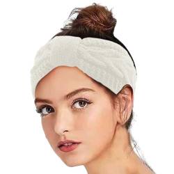 Winter Stirnband Damen Merinowolle Kopftuch Stirnband Laufen Warm Beauty Cozy Haarband Blumen Winter Sport Joggen Haarschmuck Headbands Kopftuch, Stirnband Sport von DRALOFAO