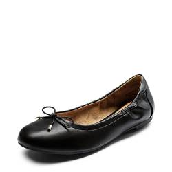 DREAM PAIRS Damen Ballerinas Schuhe Klassische Flache Ballerinas Damen Elegant mit Geschnürte Schleife SCHWARZ 41 (EUR) SDFA2310W-E von DREAM PAIRS