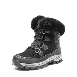 DREAM PAIRS Damen Winterstiefel Wasserdicht Warm gefütterte Schneestiefel Winterschuhe Winter Kurzschaft Stiefel Boots Schuhe SCHWARZ 41 (EUR) SDSB2305W-E von DREAM PAIRS