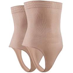 DREAM SLIM Hohe Taille Body Shaper Tummy Control Thong Shapewear für Frauen Nahtlose Höschen Girdle Unterwäsche - Beige - Medium-Large von DREAM SLIM