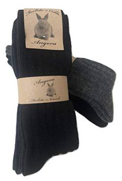 DREAM SOCKS Wollsocken Herren Damen Warm,Angora Socken sehr dick Flauschig, 3 or 6 paar. (39-42, 6 pairs set.DARK COLOURS) von DREAM SOCKS