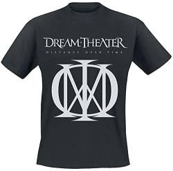 Dream Theater Distance Over Time Logo Männer T-Shirt schwarz M 100% Baumwolle Band-Merch, Bands von DREAM THEATER