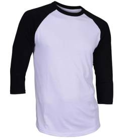 TAILAD Men's Casual 3/4 Sleeve Baseball Tshirt Raglan Jersey Shirt von DREAM USA