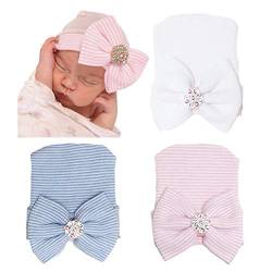 DRESHOW Neugeborenes Baby Mütze Hut und Handschuhe von DRESHOW