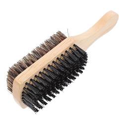DRESSOOS 1Stk Doppelseitige Bartbürste holzstiel men care friseur verblassen pinsel Haarschneidebürsten geschenke für männer für männer Friseur Versorgung geschmeidige Haarbürste von DRESSOOS