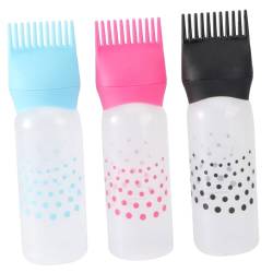 DRESSOOS 3St Haarfärbeflasche mit Kamm haarfärbepinsel haar tönungen Haarfarbe für Haarfärbeflaschen Squeeze-Flaschen werkzeug Flasche Haarfärbemittel Friseur-Haarapplikator Pala von DRESSOOS