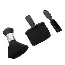 DRESSOOS 3St kaputte Haarbürste hairbrush haarbürsten Styling-Haarbürste großer Hals Haarstyling-Gerät gebrochene haare entfernen pinsel Nacken Staubbürste Schermaschinen Reinigungsbürste von DRESSOOS