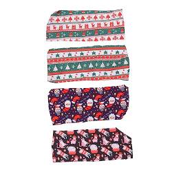 DRESSOOS 4 Stück Weihnachtsstirnband Stirnbänder für Männer Weihnachtskopfbedeckungen für Frauen weihnachts haarreif haarband weihnachten Haarbänder haarschmuck Weihnachtshaarreifen Winter von DRESSOOS