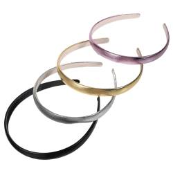 DRESSOOS 4 glitzerndes, rutschfestes Stirnband Ouchless klassisches Stirnband geschenke zum jahrestag zum jahrestag Stirnbänder für Erwachsene für damen stirnbänder von DRESSOOS