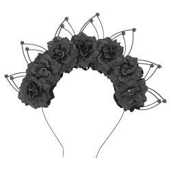 DRESSOOS Halo-Stirnband Unserer Lieben Frau Haarband aus Kunststoff Kostüm Blumenstirnband heiligenschein haarreif party haarreif hochzeitsdeko Haargummi Cosplay-Stirnband Dame Haarschmuck von DRESSOOS