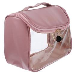 DRESSOOS Reisekosmetiktasche transparente PVC-Tasche Reisetasche Machen durchsichtige Reisetasche Kosmetiktaschen für Damen Reisetasche toilettenartikel Schmuck Wäschesack von DRESSOOS