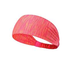 DRESSOOS Stirnbänder Für Sportliche Damen halstuch damen Sport Schal Turban Stirnband Fitness rot Fußball-Stirnbänder von DRESSOOS