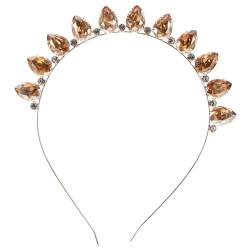 DRESSOOS Stirnband Haarschmuck für die Haarspangen Kristallsteinen Haarbänder haarband Haargummis rosa Haarschmuck kopfschmuck Stirnbänder für Erwachsene für Frauen von DRESSOOS