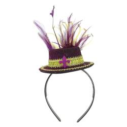 DRESSOOS Stirnband Karnevalskopfschmuck Festival-Stirnband fasching haarschmuck faschings haarschmuck Stirnbänder für Damen mexikanisches Kostüm Hut Kopfbedeckung Top-Stirnband Irland von DRESSOOS