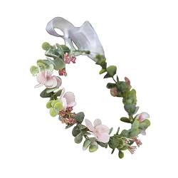 Stirnband Abschlussball-accessoires Blumenstirnbänder Braut Haarkranz Garlandkrone Für Mädchen Hochzeit Haarkranz Blumen- Künstlich Fräulein Beflockung Der Brautjungfer von DRESSOOS