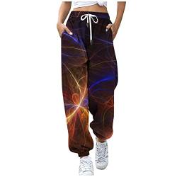 DRILEND Jogginghose,Graue Cargohose Jumpsuit Weiß Tronjori Hosen Damenoveralls Mit Bludamen Insgesamt Dame Bei Der Arbeit Enge Hose Cargohose Leinen Damen Arbeitshose Hosen Cd（2-Schwarz，XXL） von DRILEND