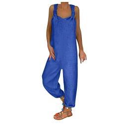 DRILEND Leder Hosen,Jumpsuit Gelb Damen Hosen Jeans Slim Fit Hosen Damen Cargohosen Und Gummistiefel Die Toten Hosen Scheiß Jumpsuit Elegant Lang Handwerk Maskottchen Cargoho(Blau-a,S) von DRILEND