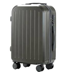 DRMEE Reisekoffer 20'' Leichte PC-Hartschalenkoffer Mit Breitem Griff Und Spinnerrädern Suitcase Rollkoffer (Color : A, Size : 20 inch) von DRMEE