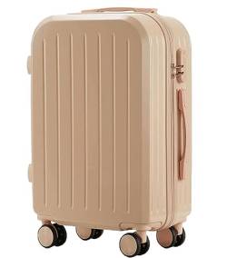 DRMEE Reisekoffer 20'' Leichte PC-Hartschalenkoffer Mit Breitem Griff Und Spinnerrädern Suitcase Rollkoffer (Color : B, Size : 20 inch) von DRMEE